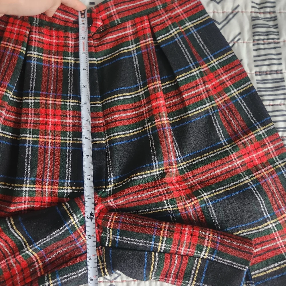 Vintage Michelle New York Plaid Holiday Print 10